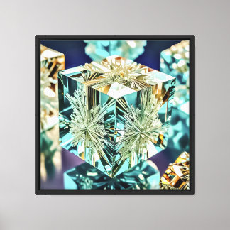 Canvas konst 16"x16" Ived Cube-3