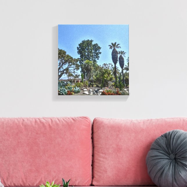 Canvas Konst Kaktus Trädgård (Insitu (Vardagsrum))