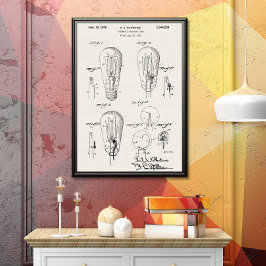Canvas like | Ljust bulbpatent Poster