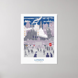 Canvas London City Skyline Artwork