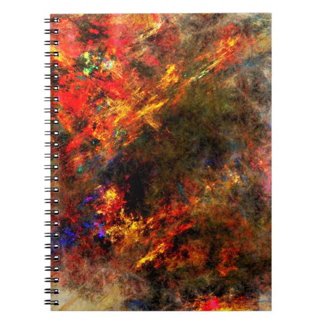 Canvas-målart, linjetraktecken anteckningsbok (Framsidan)