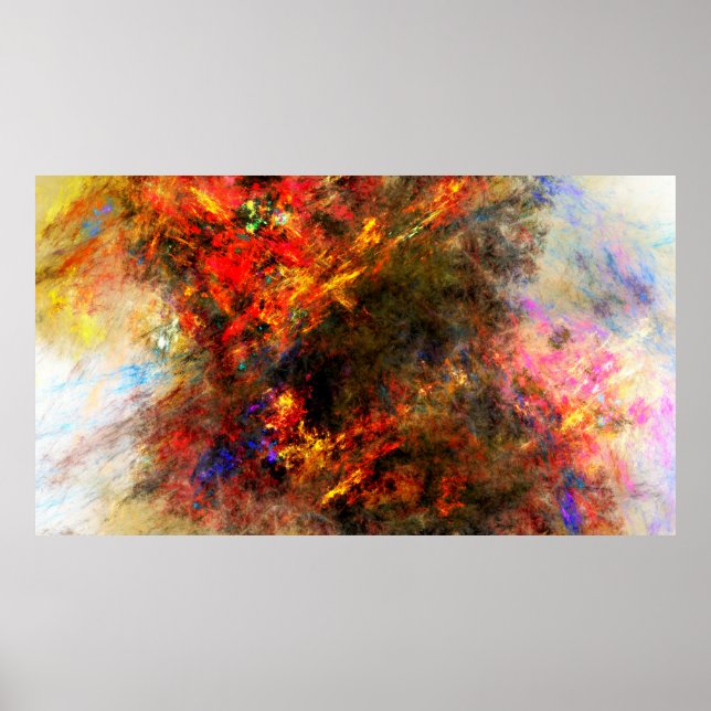 Canvas-målart, linjetraktecken poster (Framsidan)