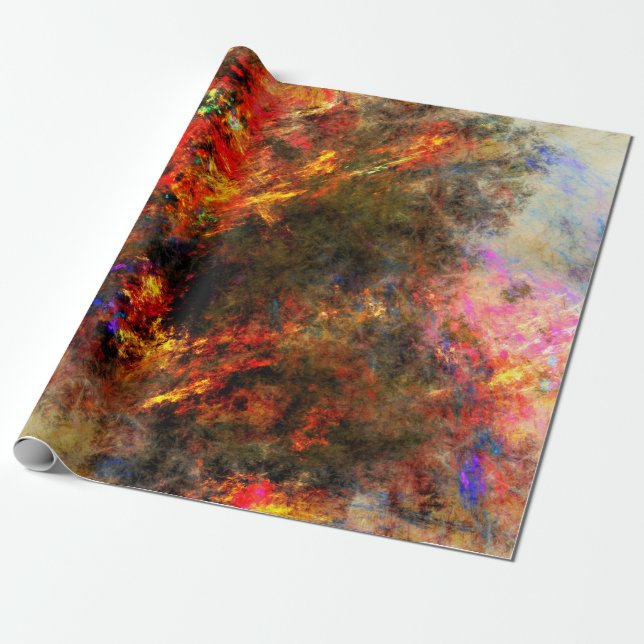 Canvas-målart, linjetraktecken presentpapper (Utrullad)