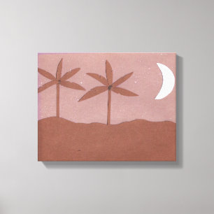 Canvas med Natt Scene