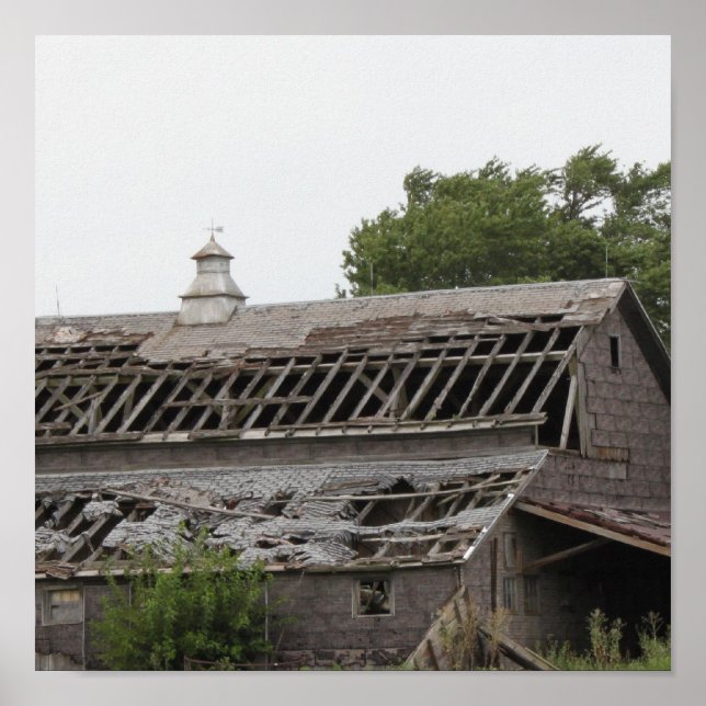 Canvas Old Barn Poster (Framsidan)