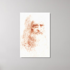 CANVAS PANEL: LEONARDO DA VINCI: SJÄLVPORTRÄTT