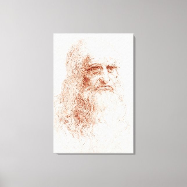 CANVAS PANEL: LEONARDO DA VINCI: SJÄLVPORTRÄTT (Framsida)