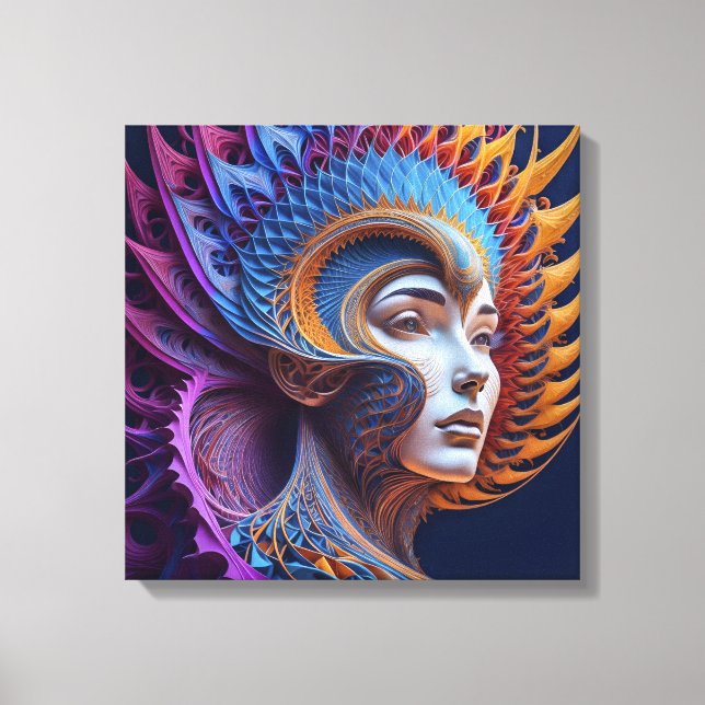 Canvas Print (Exotic Beauty) (Framsida)