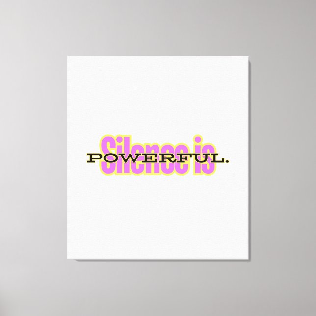 Canvas Print – Minimalist Motivational Wall Art (Framsida)