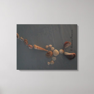 Canvas-SeaShellManBlowingHorn© Roseanne Pears 2012 Canvastryck