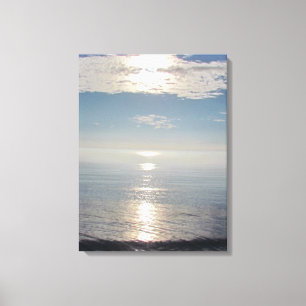 Canvas - Solnedgång över Stilla havet