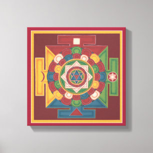 CANVAS SQUARE - Mandala från 5 Inslag