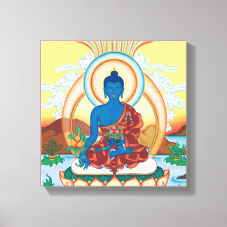 CANVAS SQUARE - Medicine Buddha - Hälsningsmästare
