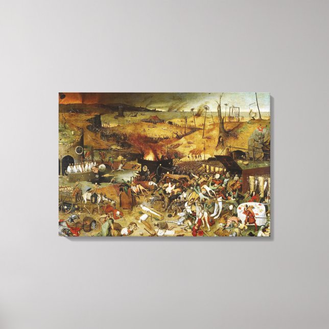 Canvas The Triumph Death Pieter Brueghel (Framsida)