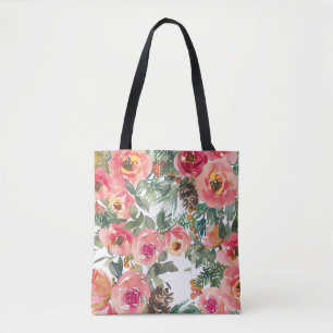 Canvas Tote Bag Aesthetic for Women, Cute Reusable Tygkasse