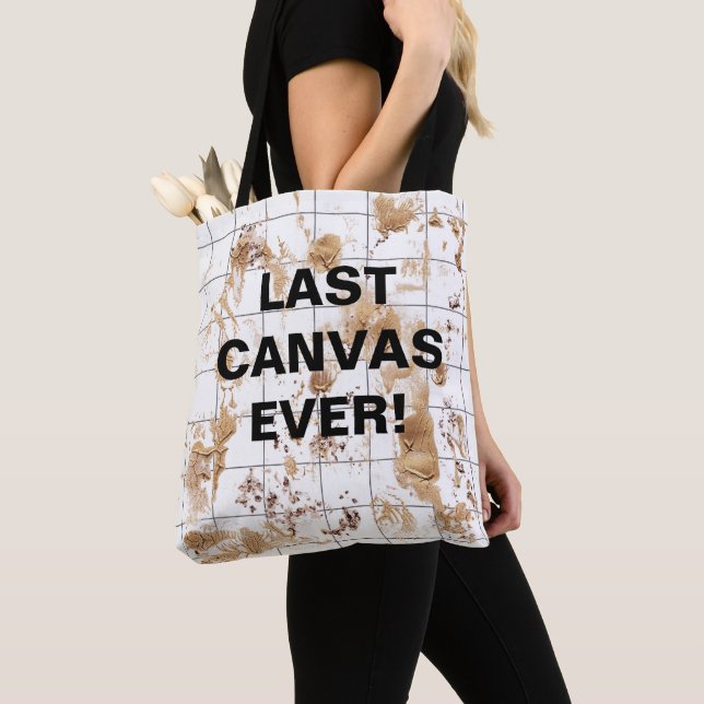 CANVAS TOTE! TYGKASSE (Närbild)