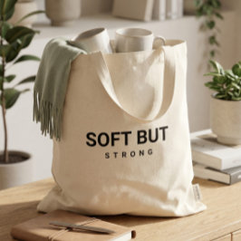 Canvas Totebag | Estetisk svart typografi Tygkasse