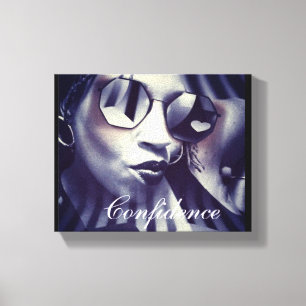 Canvas väggkonst bild av vackra kvinnor.