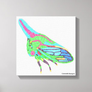 Canvas (vit) - Oak Treehopper