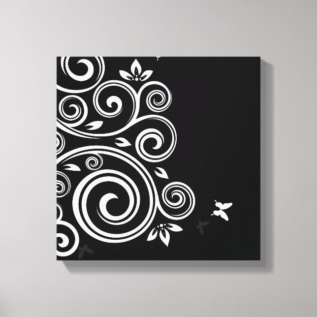 Canvas Wall Art-Art Deco Swirl (Framsida)