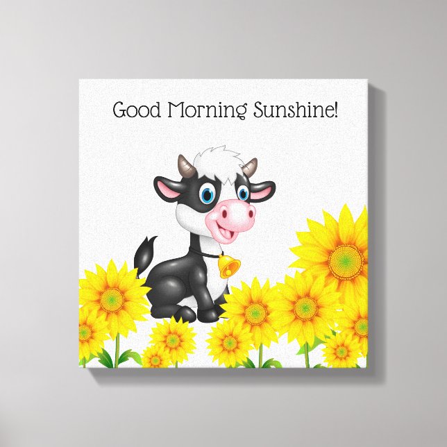 Canvas Wall Art-Land Cow (Framsida)