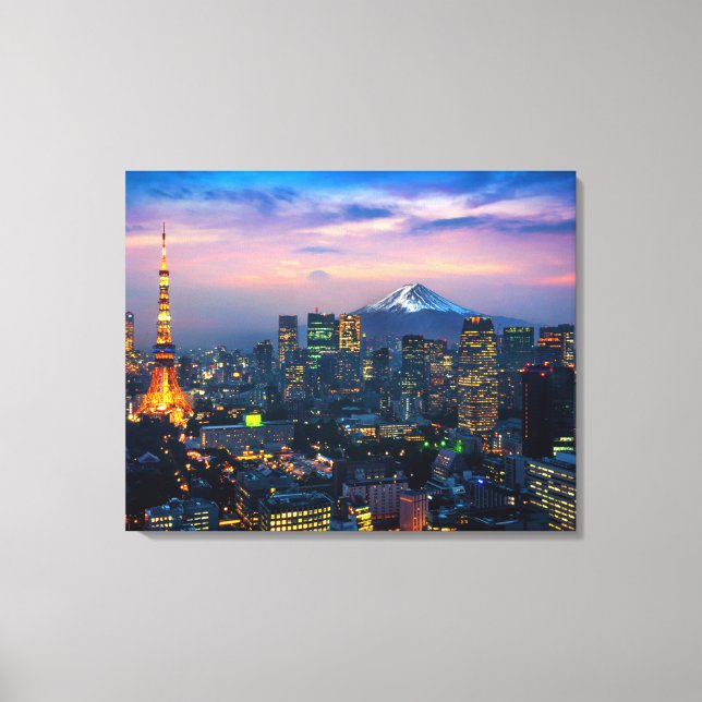 Canvas Wall Art-Tokyo Cityscape (Framsida)