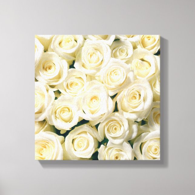Canvas Wall Art-Vit ros (Framsida)