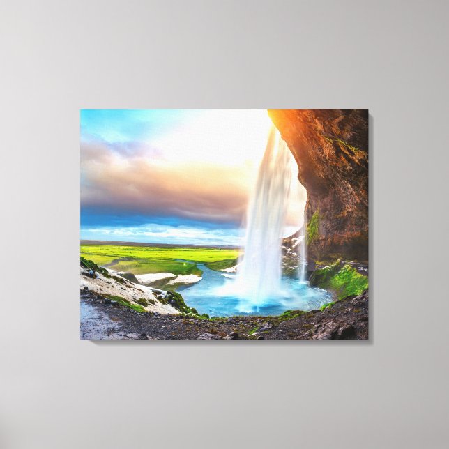 Canvas Wall Art-Waterfall (Framsida)