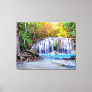Canvas Wall Art-Waterfall Thailand