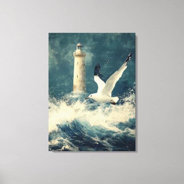 Canvas Wall Art with LIghthouse  (Framsida)