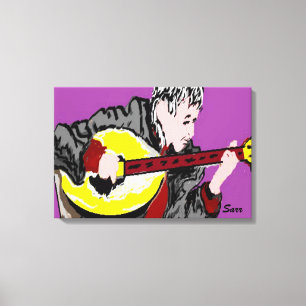 Canvas Wrap/Bouzouki Player