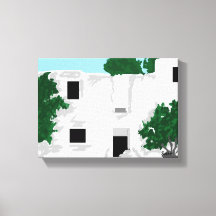 Canvas Wrap /Paleokastro Monastery Greece