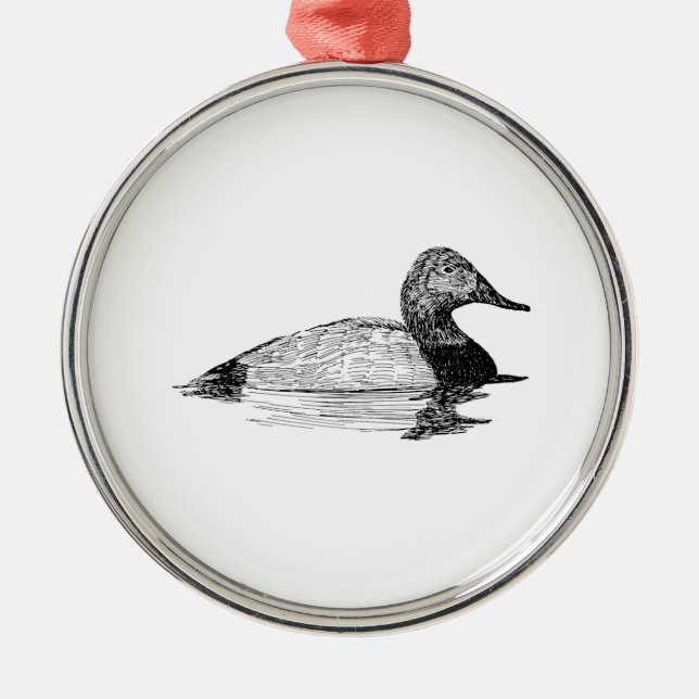 Canvasback Anka Ornament (Framsidan)