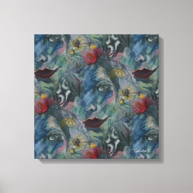 Canvastavla Sarah Rubellite (Framsida)