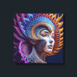 Canvastryck (Exotisk Skönhet)<br><div class="desc">Detta canvastryck framställer den exotiska skönheten hos en utomjordisk varelse.</div>