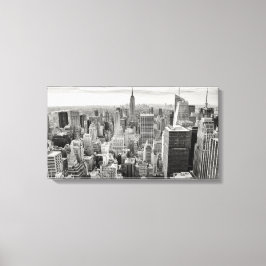 Canvastryck - New York Citys siluett