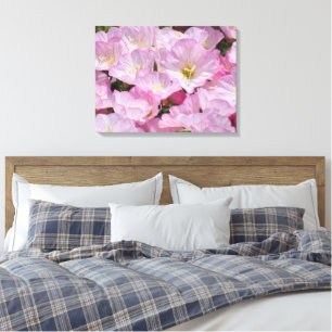 Canvastryck - Rosa blommor