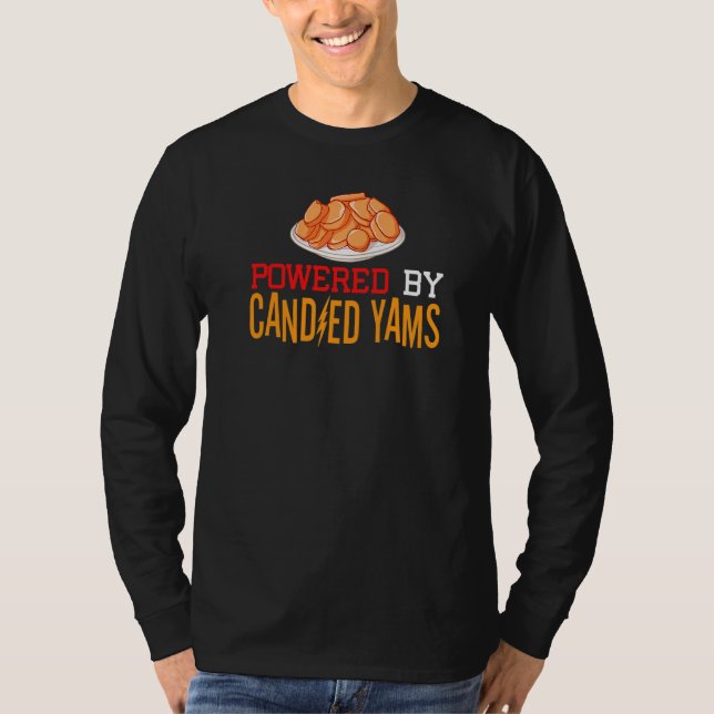 Canwas Yam Sweet Potato Recipe Canned Casserole P T Shirt (Framsida)