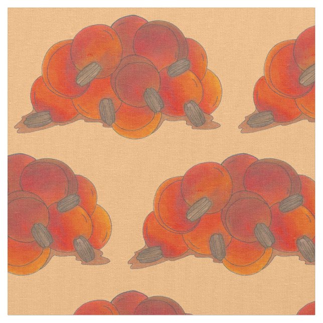 Canwas Yams Sweet Potatis with Pecans Soul Food Tyg (Närbild)