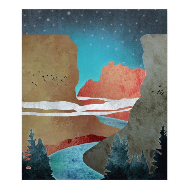 Canyon Birds Fototryck (Framsidan)