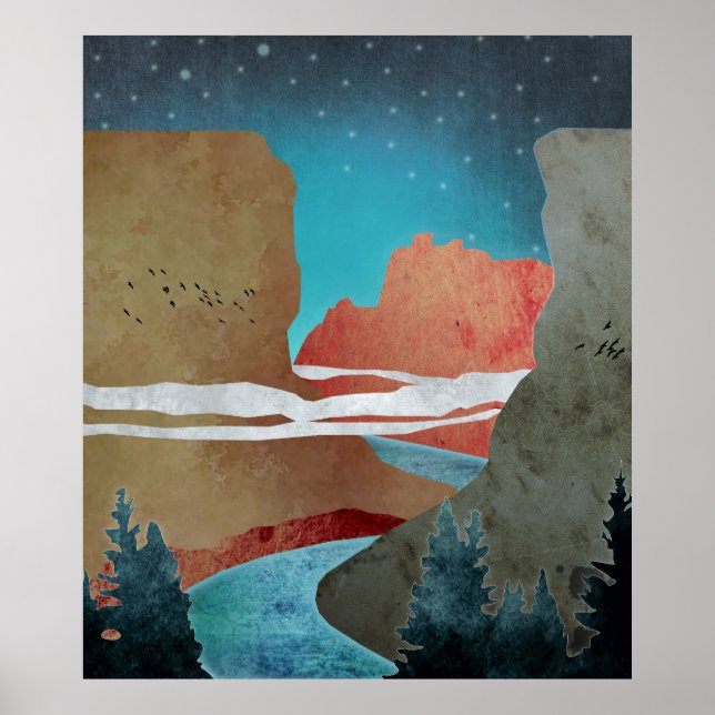 Canyon Birds Poster (Framsidan)