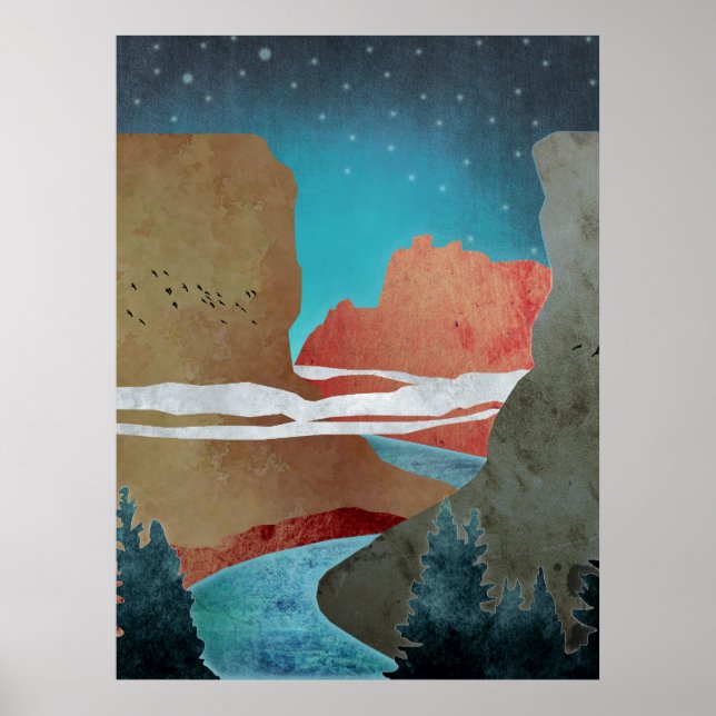 Canyon Birds Poster (Framsidan)