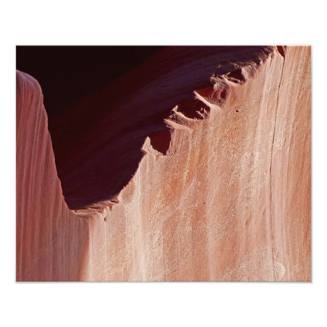 Canyon Crosscut Southwest Fine Art Fototryck (Framsidan)