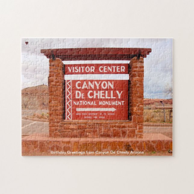 Canyon De Cheely Arizona Jigszle Puzzle Pussel (Horisontell)