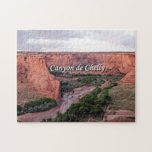 Canyon de Chelly, Arizona, vid solnedgången Pussel (Horisontell)