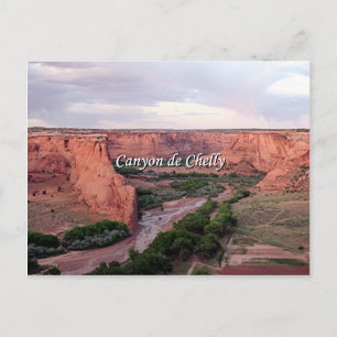 Canyon de Chelly, Arizona, vid solnedgången Vykort