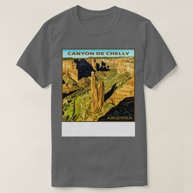 Canyon de Chelly Spider Sten TShirt T Shirt (Design framsida)