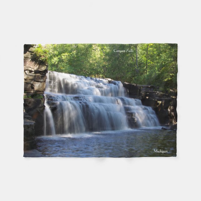 Canyon Falls fleece filt (Framsidan (Horisontell))