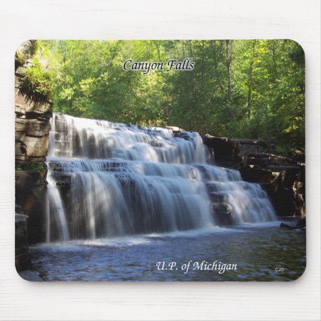 Canyon Falls mousepad Musmatta (Framsidan)