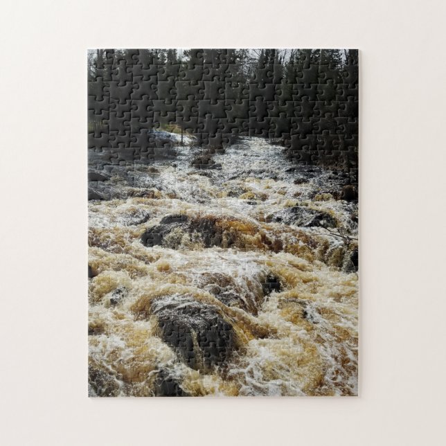 Canyon Falls Waterfall Pussel (Vertikal)